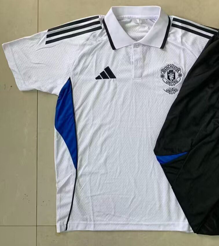 AAA Quality Manchester Utd 25/26 White Polo Shirts